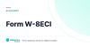 Form W-8ECI – definition card from the Heavnn University tax and residency glossary