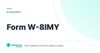 Form W-8IMY – definition card from the Heavnn University tax and residency glossary