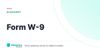 Form W-9 – definition card from the Heavnn University tax and residency glossary