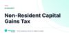 Non-Resident Capital Gains Tax – definition card from the Heavnn University tax and residency glossary