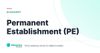 Permanent Establishment (PE) – definition card from the Heavnn University tax and residency glossary