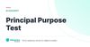 Principal Purpose Test – definition card from the Heavnn University tax and residency glossary