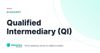 Qualified Intermediary (QI) – definition card from the Heavnn University tax and residency glossary