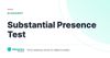 Substantial Presence Test – definition card from the Heavnn University tax and residency glossary