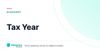 Tax Year – definition card from the Heavnn University tax and residency glossary