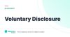 Voluntary Disclosure – definition card from the Heavnn University tax and residency glossary