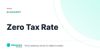 Zero Tax Rate – definition card from the Heavnn University tax and residency glossary