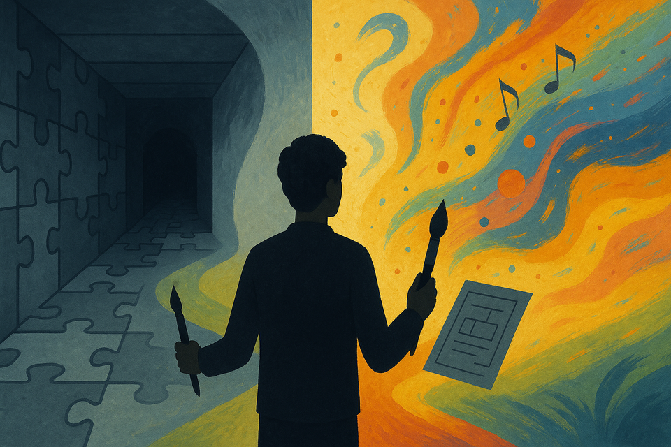 Developing artfully vague prompts