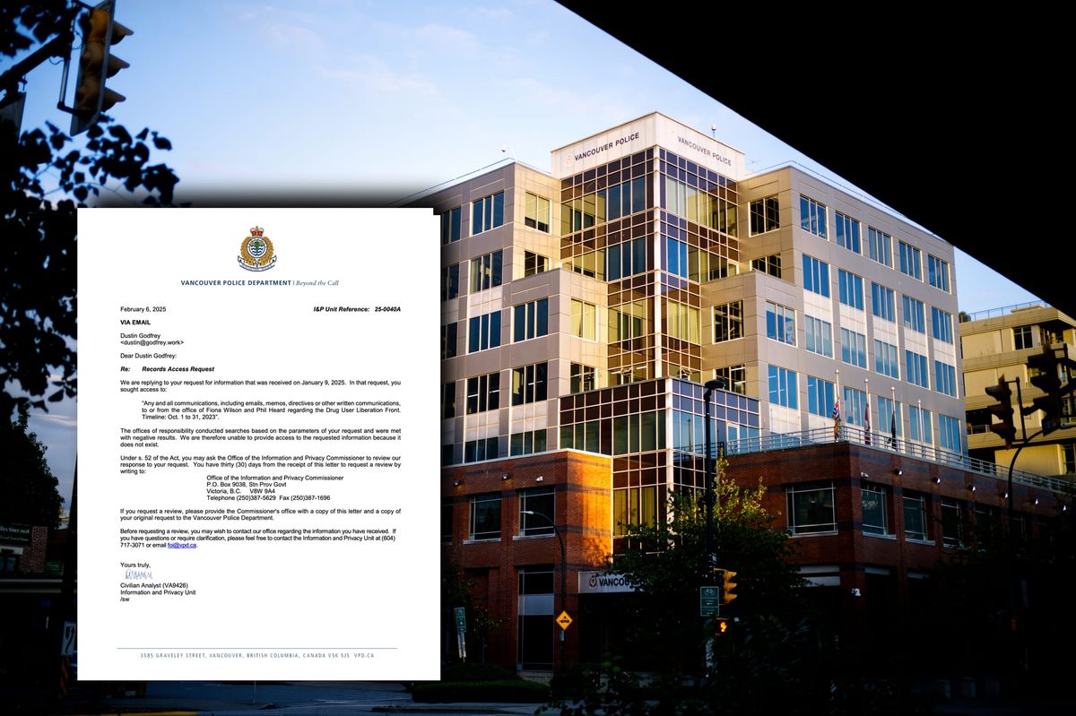 VPD claimed no emails went to senior cops about DULF ahead of raid. That’s untrue.