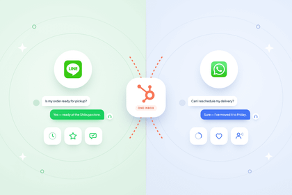 LINE vs WhatsApp for Customer Support in HubSpot