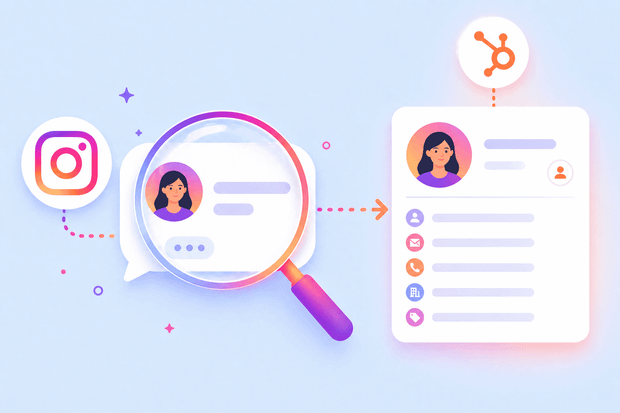 How to Automatically Create HubSpot Contacts From Instagram DMs