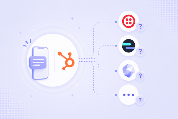 Best SMS Integration for HubSpot: Twilio vs Native vs Alternatives
