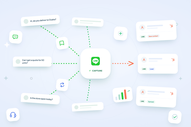 How to Automatically Create HubSpot Contacts From LINE Messages