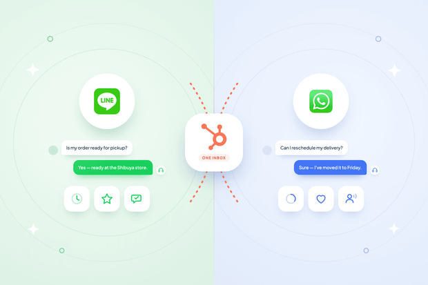 LINE vs WhatsApp for Customer Support in HubSpot