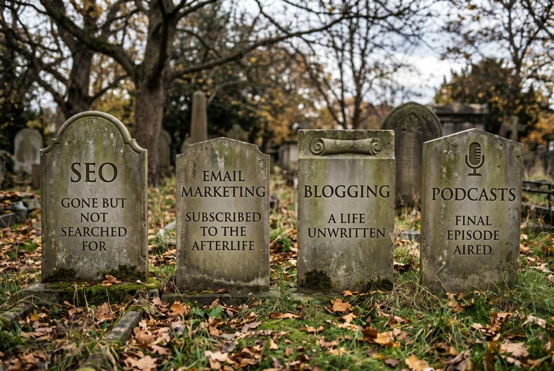 Everything is "dead" apparently 🙃
