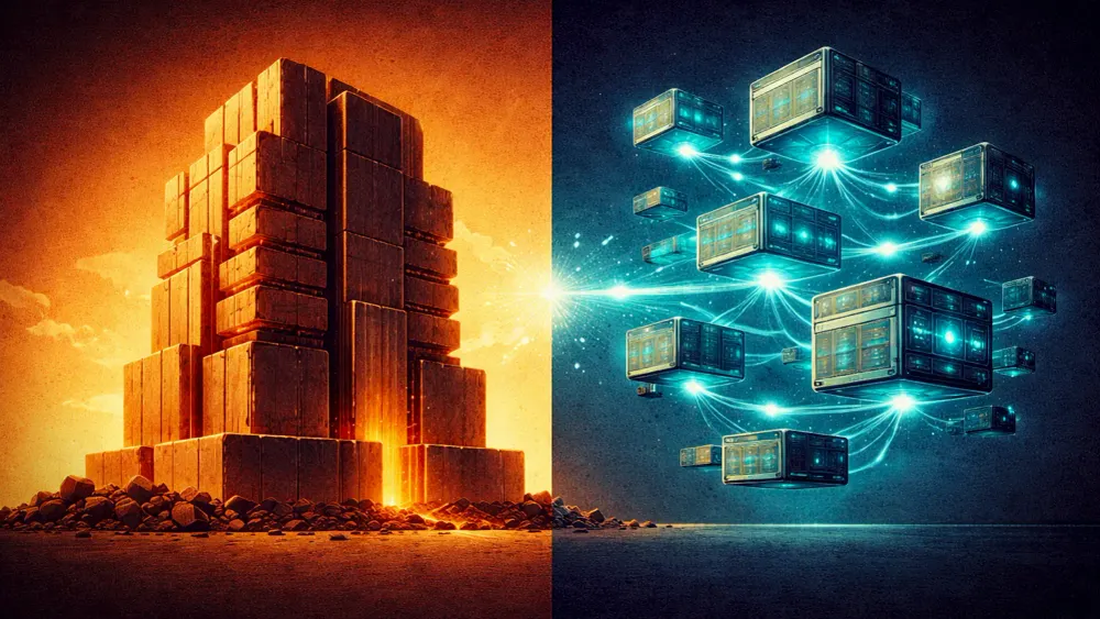 Micro-frontends architecture — from monolith to distributed frontends via Half-Life