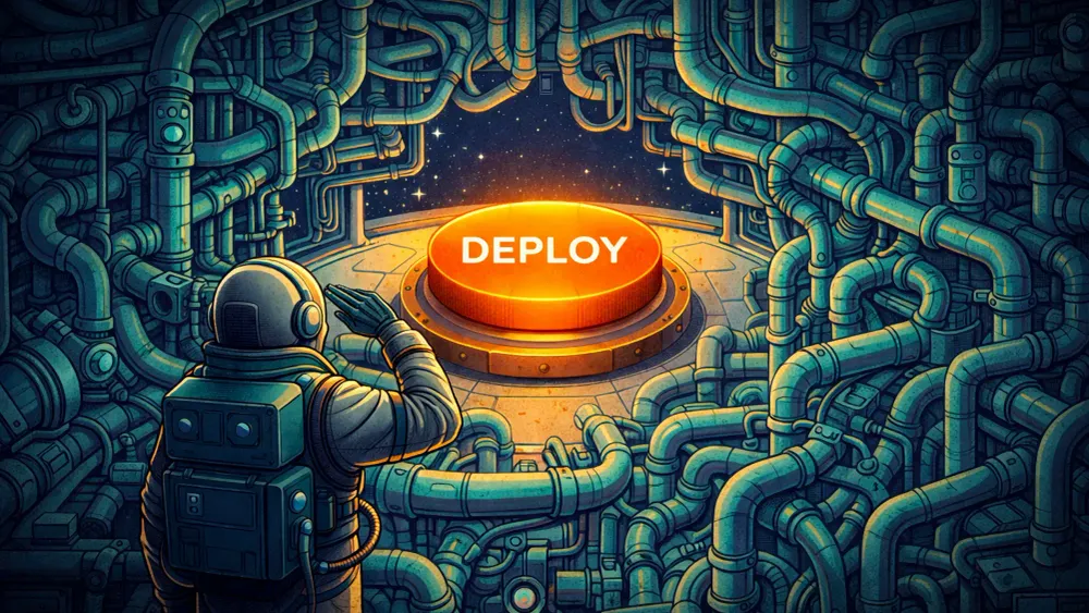 Station Kepler-7 pipeline revolution — sci-fi satire about CI/CD gone wrong