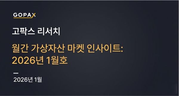 월간 가상자산 마켓 인사이트: 2026년 1월호