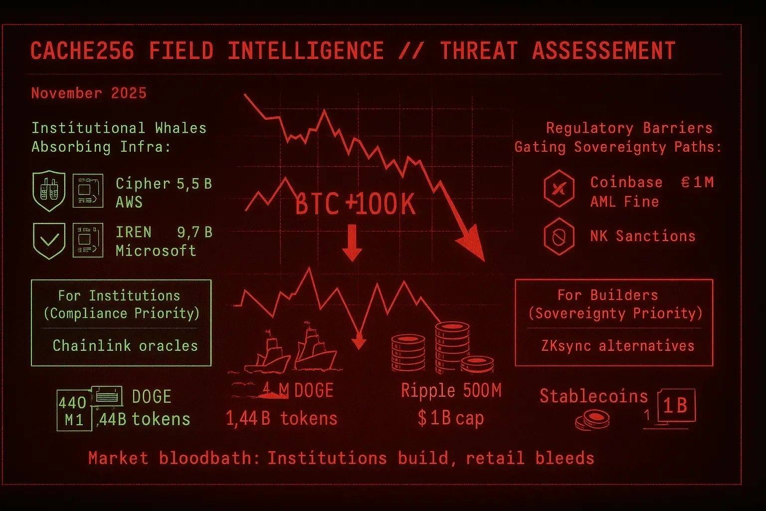 Crypto Week: Institutional Infra Capture Accelerates Amid Market Rout