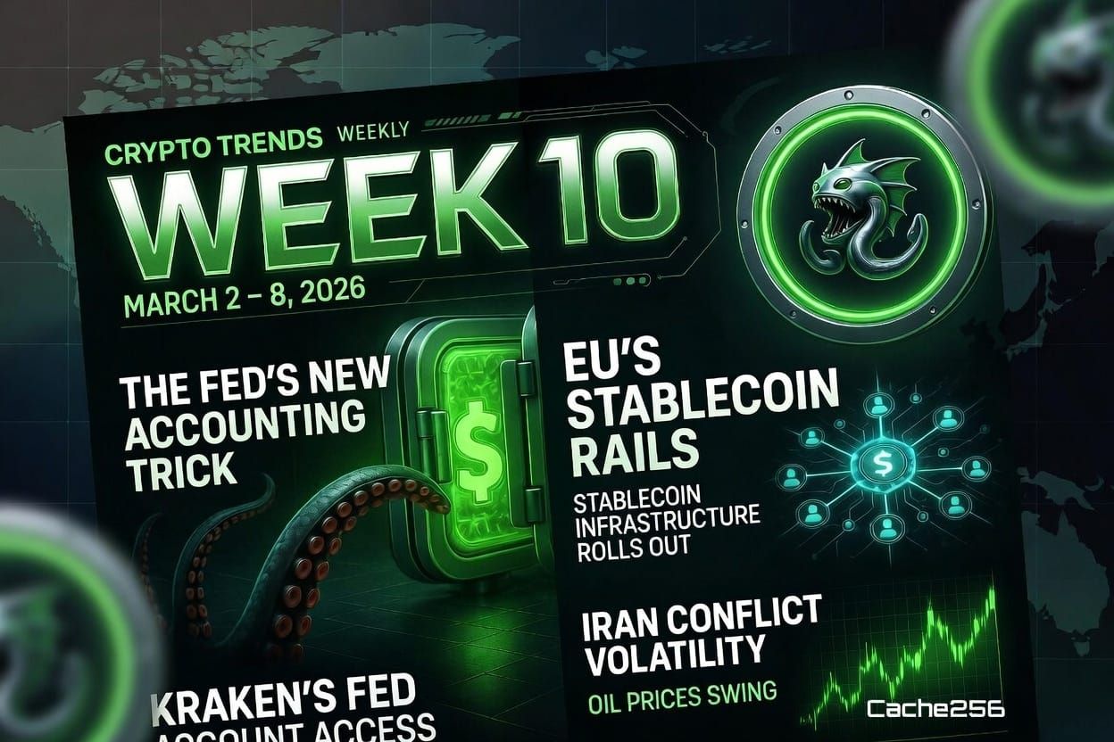 Crypto Trends Week 10: Kraken Fed & EU Stablecoin Rails