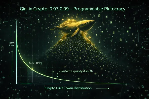 Le Coefficient de Gini : La Métrique qui Révèle la Plutocratie Cachée de la Crypto