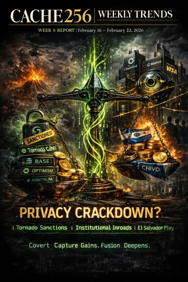 Crypto Trends Week 08: Privacy Crackdowns, L2 Centralization Risks & the TradFi Takeover of Crypto