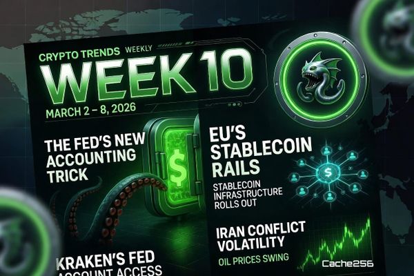Crypto Trends Week 10: Kraken Fed & EU Stablecoin Rails
