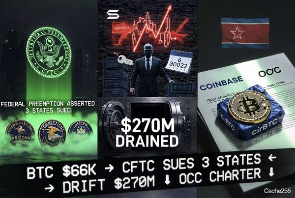 Crypto Trends Week 14: CFTC vs States, Drift/DPRK & The Stablecoin Rails Take Shape