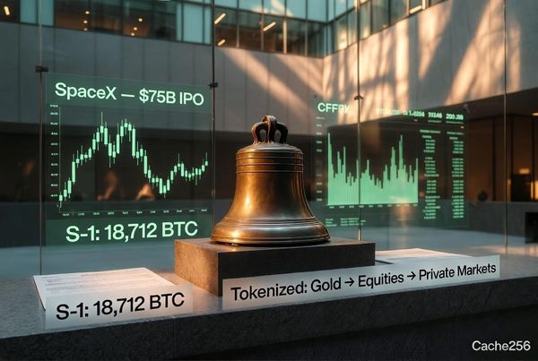 Crypto Trends Week 24: SpaceX Closes a Record $75B IPO Holding 18,712 BTC, Trump Cancels the Iran Strikes & Wall Street Ships Tokenization