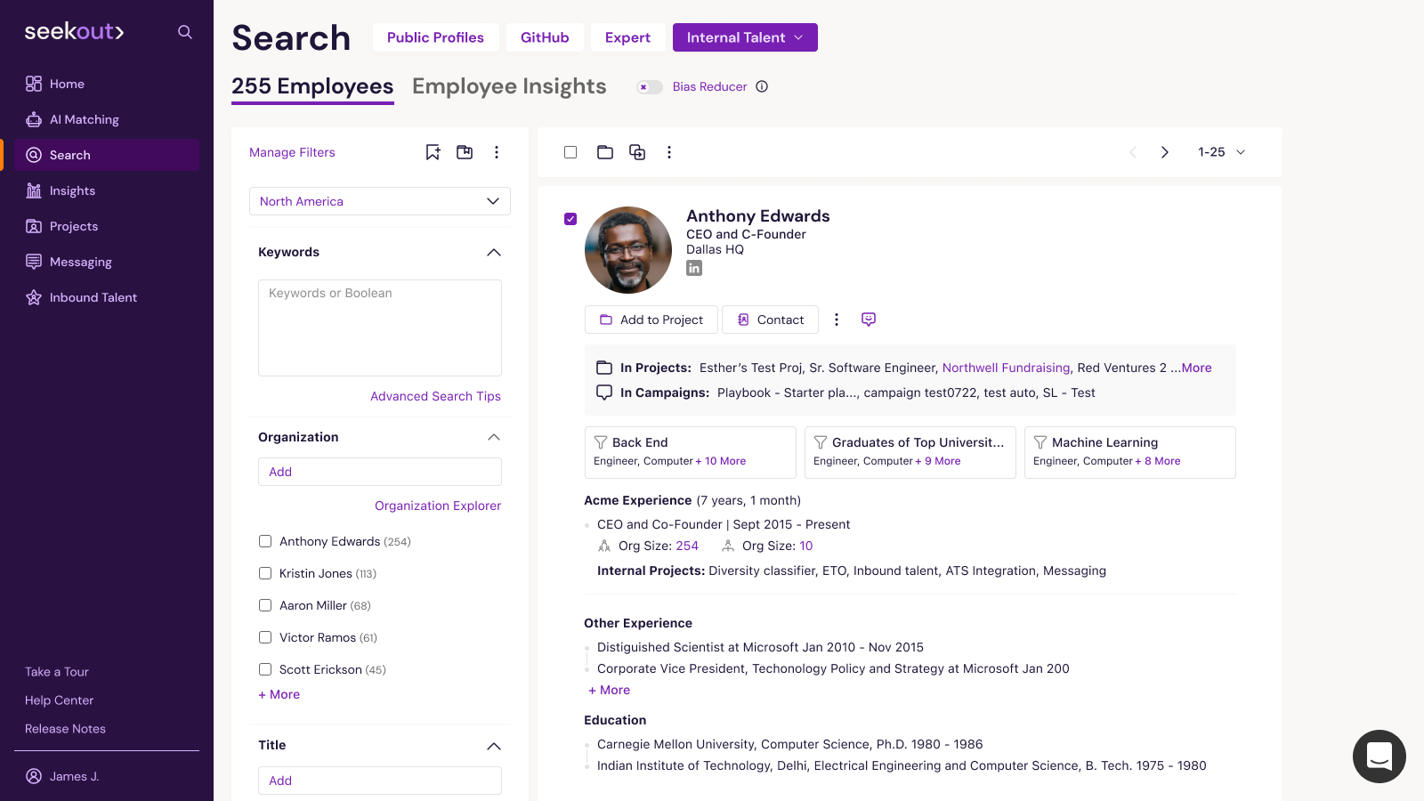 Top HR Tools Suitable for Start-ups: SeekOut