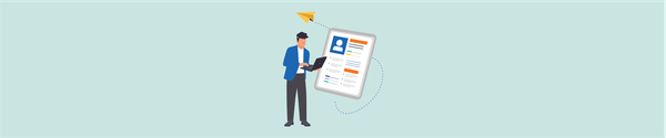 Employee completing paperless onboarding on a laptop beside a digital employee form.