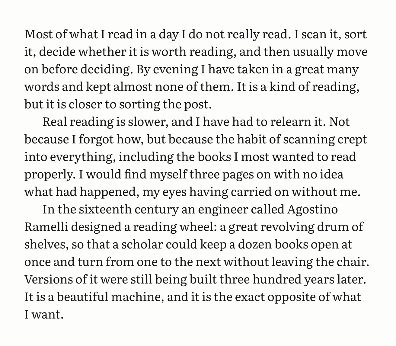 Ragged right, with indented paragraphs.