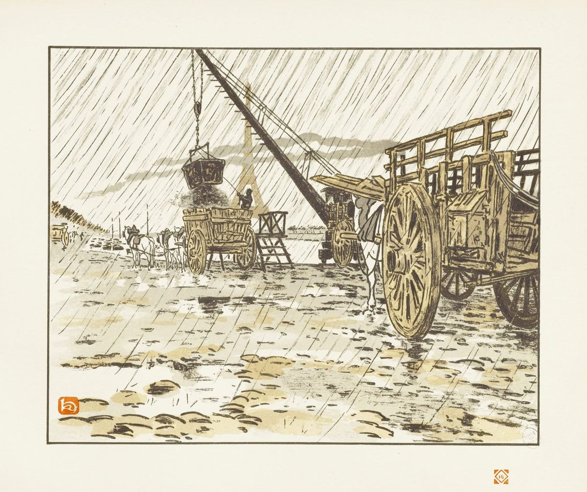 Walking in the rain
