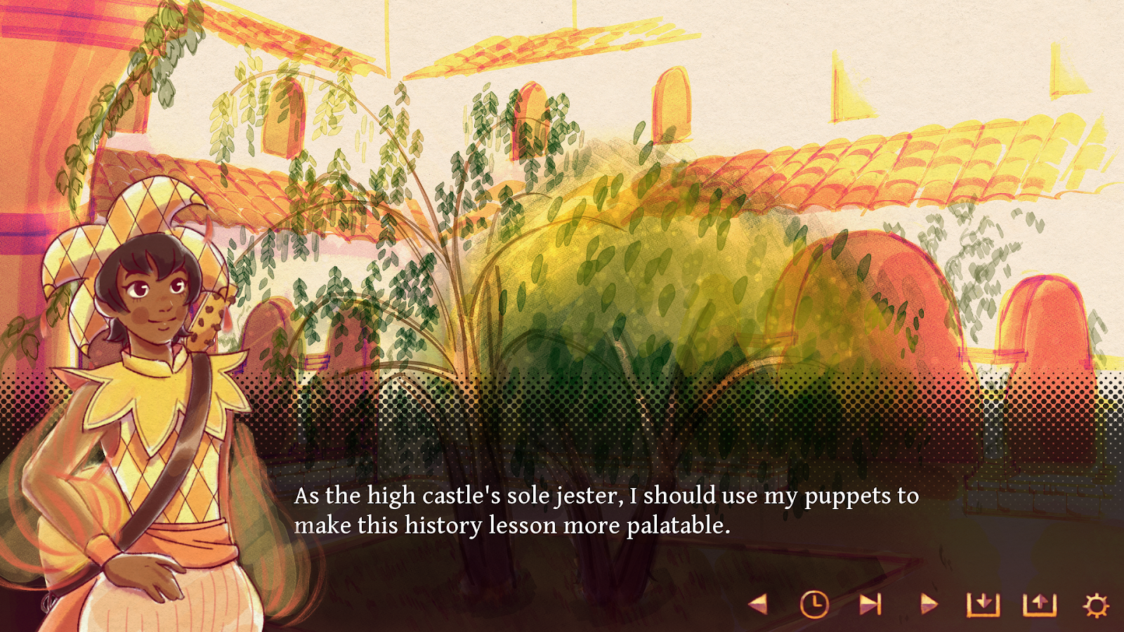 Screenshot of Diskarte from “Jester Under Pressure.”