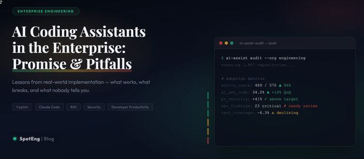 AI Coding Assistants in the Enterprise: Promise and Pitfalls from Real-World Implementation