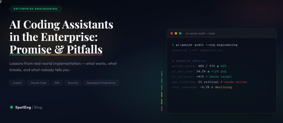 AI Coding Assistants in the Enterprise: Promise and Pitfalls from Real-World Implementation