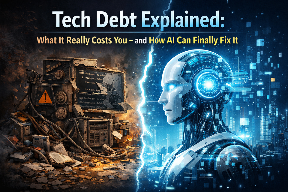 Tech Debt Explained: What It Really Costs You - and How AI Can Finally Fix It