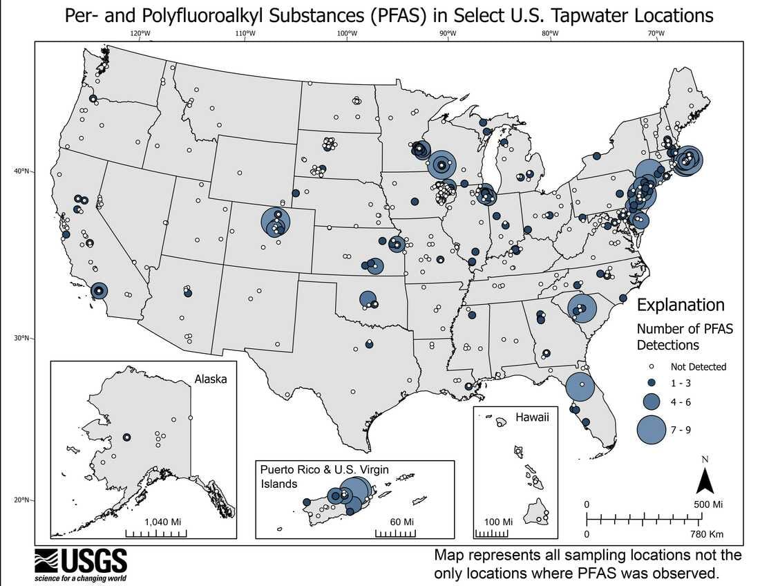 Forever chemicals could be in some 45% of U.S. tap water, USGS estimates : NPR