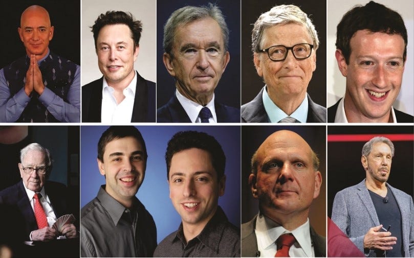 World's top 10 richest people earned $222 billion in 6 months - Nairametrics