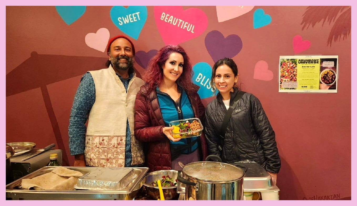 Abundant Universe local community garden-based farm-to-table Ayurvedic Dinner Series