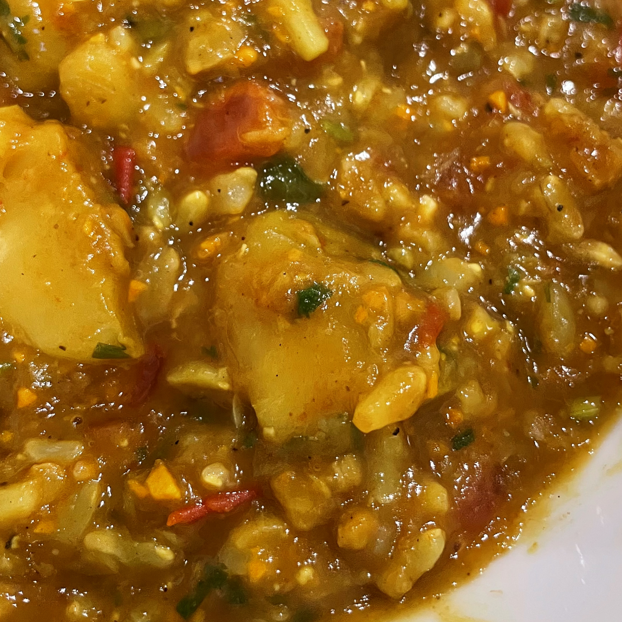 Ulu featured as part of our Raw Infusion Kitchari alongside other local fresh raw veggies: turmeric, ginger, tomato, cilantro