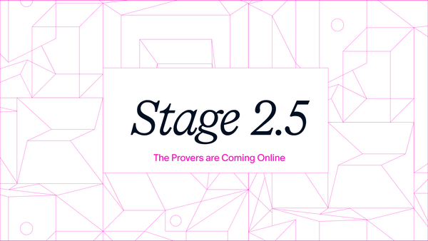 Introducing Stage 2.5: The Provers are Coming Online
