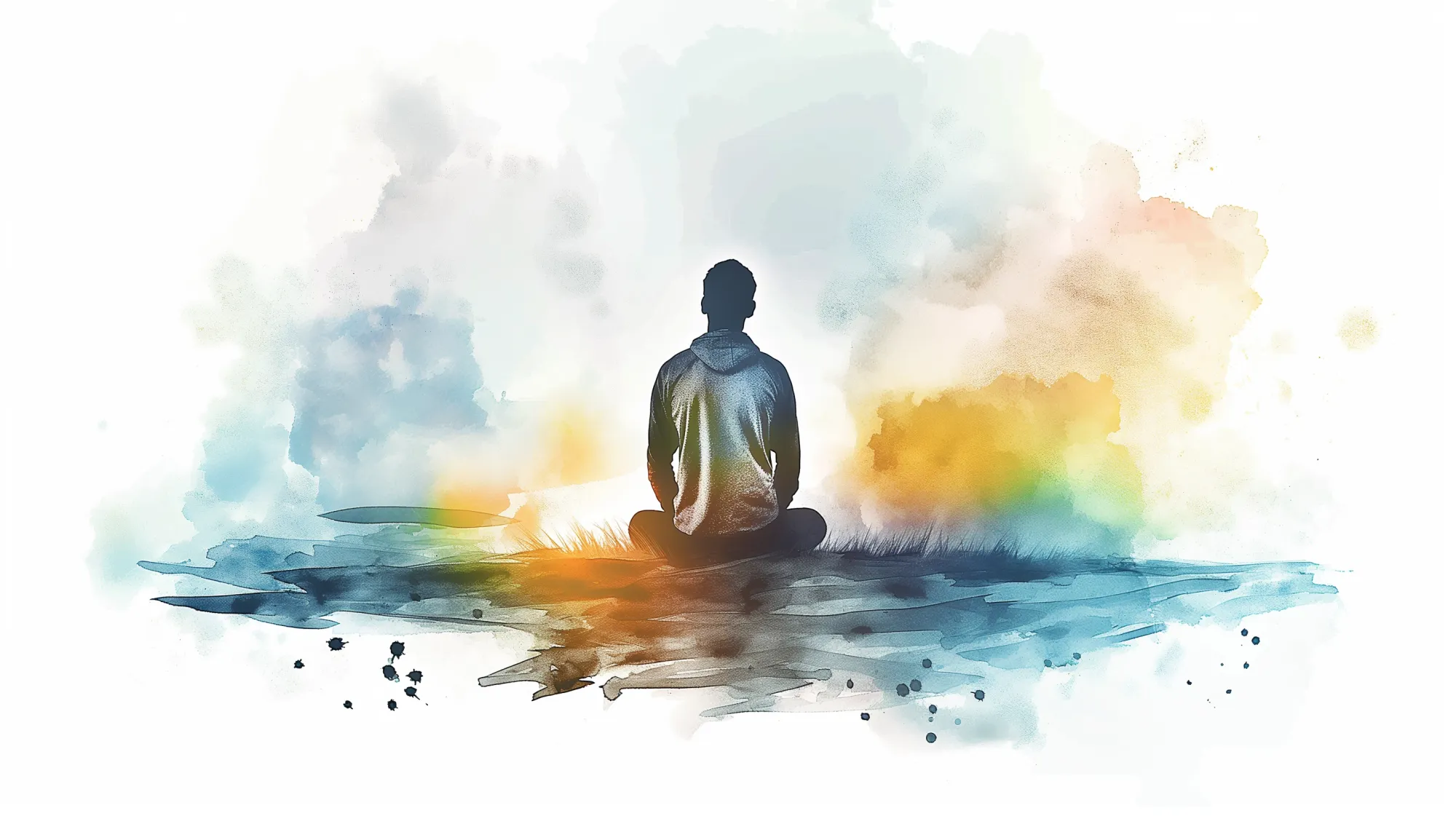 Discovery Hub - A Man Sitting and Thinking