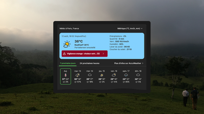 Protégez-vous de la canicule et restez à l'abri grâce aux alertes météo