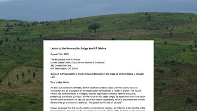 Et si un navigateur Web pouvait sauver la planète ?