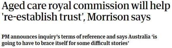 Retirement villages not included in Royal Commission