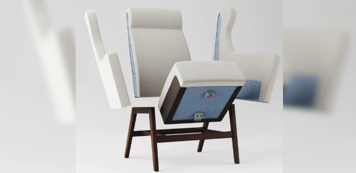 Aged care furniture that can be disassembled, cleaned, and reupholstered in minutes