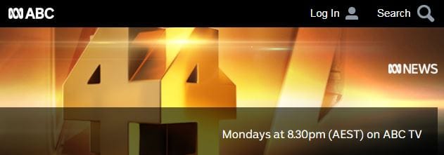 Next Monday night Four Corners will broadcast an aged care version of their retirement village investigation