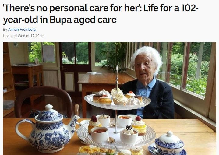 The ABC again targets Bupa – six aged care homes in Tasmania fail audits