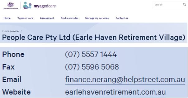 Earle Haven – is it a retirement village? And what will happen to consumer ‘trust’?